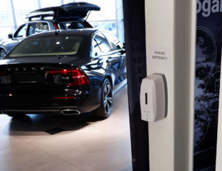 płyn do dezynfekcji w salonie volvo autogala